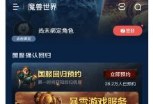 【乐玩LEWIN】期待已久 官宣半天已有超28万玩家预约《魔兽世界》国服-乐玩真人线上娱乐