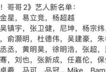 【乐玩LEWIN】追光吧哥哥第二季二公淘汰名单有谁? 吴镇宇组只剩3人-乐玩真人线上娱乐