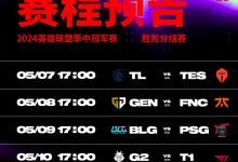 【乐玩LEWIN】官方公布MSI胜败分组赛赛程：7号TES打TL，9号BLG打PSG-乐玩真人线上娱乐