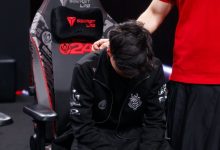 【乐玩LEWIN】LoLesports官推分享照片：悲伤掩面的Caps与垂头丧气的Yike-乐玩真人线上娱乐