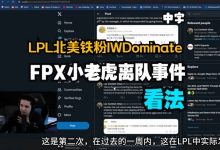 【乐玩LEWIN】北美主播谈小老虎事件:FPX经理就是个白痴,该开除他的-乐玩真人线上娱乐