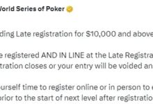 【EV扑克】有人故意在最后一刻才报名参赛获得优势,引发不满引WSOP官方下场-乐玩真人线上娱乐