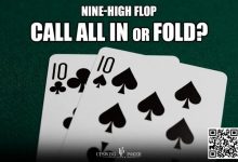 【EV扑克】玩法:口袋10在9高翻牌面被全压,跟注还是弃牌?-乐玩真人线上娱乐