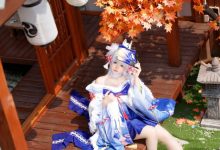 【乐玩LEWIN】Cosplay:原神 神里绫华白鹭樱华-乐玩真人线上娱乐