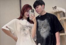 【乐玩LEWIN】撒糖了!小钰分享与Rookie的情侣装合照❤:图里有几只小猫呢?-乐玩真人线上娱乐