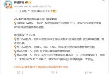 【乐玩LEWIN】ALvsTES赛果影响:TES赢则JDG冒泡赛,AL赢则锁定冒泡赛+BLG去S赛-乐玩真人线上娱乐
