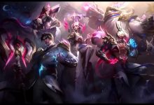 【乐玩LEWIN】T1冠军皮肤炫彩-精锐局内预览:黑红为主配上白色展现T1队标颜色-乐玩真人线上娱乐