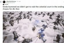 【乐玩LEWIN】国外玩家遗憾在《黑神话》本体中没能体验大闹天宫,发文求出DLC-乐玩真人线上娱乐