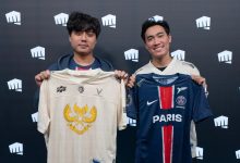 【乐玩LEWIN】PSG官方分享与GAM交换队服照片：太平洋兄弟一起加油-乐玩真人线上娱乐