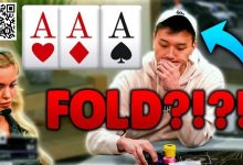 【EV扑克】能弃掉这手Set A真的太绝了！简直有点不真实-乐玩真人线上娱乐