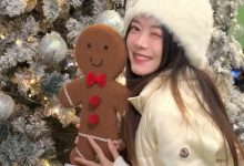 【乐玩LEWIN】骆歆圣诞节晒照:红配绿节日!从头到脚的白雪公主嘿嘿嘿!-乐玩真人线上娱乐