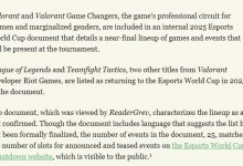 【乐玩LEWIN】外网爆料：LOL、云顶之弈、无畏契约将成为25沙特杯比赛项目-乐玩真人线上娱乐