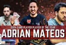 【EV扑克】Adrian Mateos荣获2024年Card Player年度最佳牌手称号-乐玩真人线上娱乐