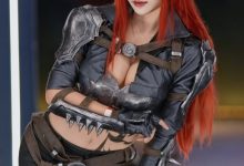 【乐玩LEWIN】想要乱李哥道心?Faker美女粉丝Cos卡特琳娜:好深的刀疤!-乐玩真人线上娱乐