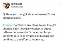 【乐玩LEWIN】Faker谈退役:从没想过!我毫不担心反应速度 重要的是保持激情-乐玩真人线上娱乐