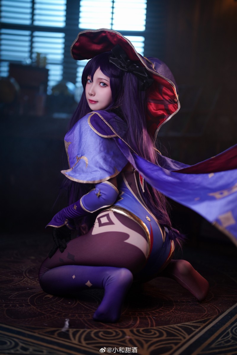 Cosplay：原神 莫娜 命运！在此显现！@小和甜酒