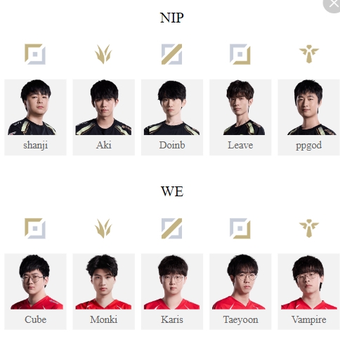 LPL明日首发名单：solo赛Taeyoon上阵单挑Doinb，19点AL对阵WBG
