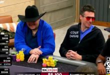 【EV扑克】牌局分析:中对河牌圈过牌-加注诈唬,迎头撞上坚果顺-乐玩真人线上娱乐