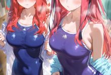 【乐玩LEWIN】五等分的新娘 中野二乃 中野五月 泳装-乐玩真人线上娱乐