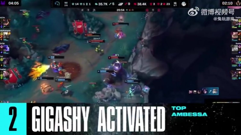 LOL Esports发布上周TOP5:IG_TheShy狼母五杀排名第二