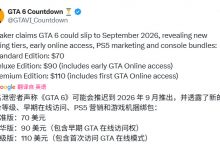 【乐玩LEWIN】外网曝《GTA6》将跳票到2026年9月 售价70美元起-乐玩真人线上娱乐