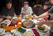 【乐玩LEWIN】爱笑晒AL赛后聚餐图:狠狠吃!兄弟们继续加油!-乐玩真人线上娱乐