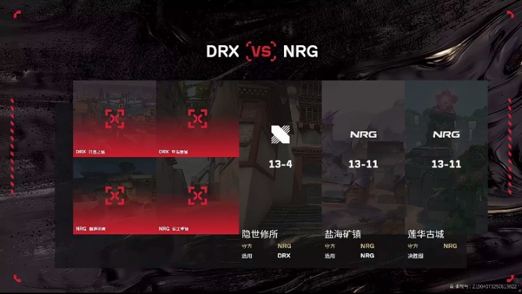 🎮无敌韧性！别拿到11分 NRG化身追分大王锁定八强 NRG 2-1 DRX