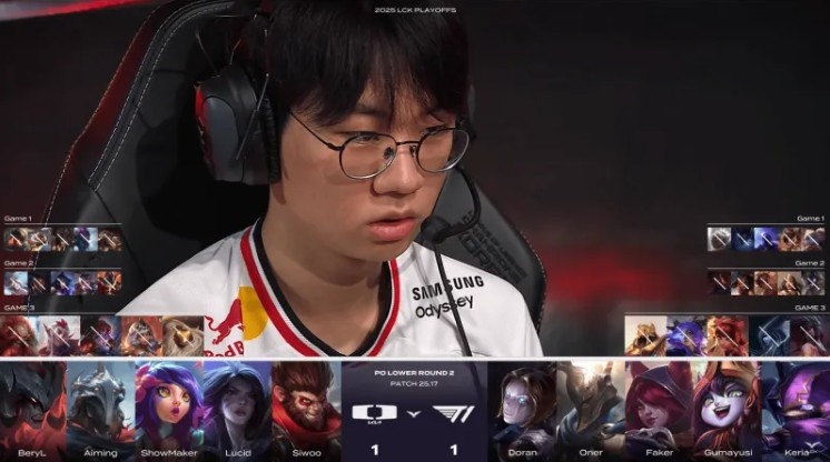 T1对阵DK第三局BP:Doran末选凯南;SMK维克托打Faker发条