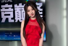 【乐玩LEWIN】😍烈焰迷唇炽烈撩人！美女主持阿芙红色连衣裙尽显青春魅力-乐玩真人线上娱乐