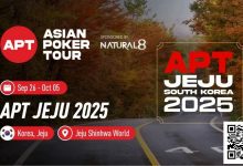 【EV扑克】2025APT济州|主赛创韩国赛史新里程碑,中国台湾牌手Yu Hsiang Huang领跑Day2-乐玩真人线上娱乐
