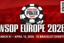 【EV扑克】话题 | WSOP欧洲站2026年落户布拉格,秋季赛程成为历史-乐玩真人线上娱乐