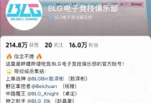 【乐玩LEWIN】👀光速切割？BLG官方抖音账号把简介栏的成员选手ID删除-乐玩真人线上娱乐