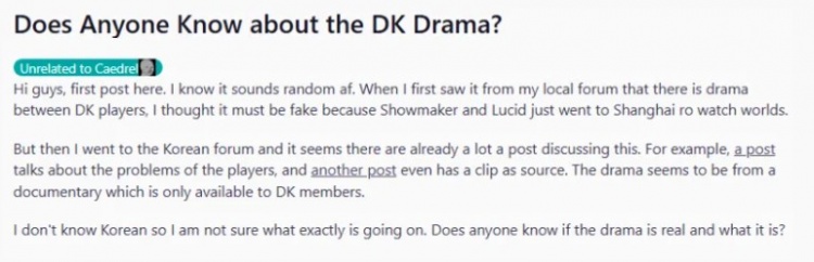 外网热议Lucid言论:想象Gumayusi对Faker说 你又要抢POG了