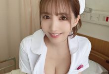 【乐玩LEWIN】「三上悠亚」化身超爆乳护士，「粉色内衣诱惑露出」好养眼啊！-乐玩真人线上娱乐