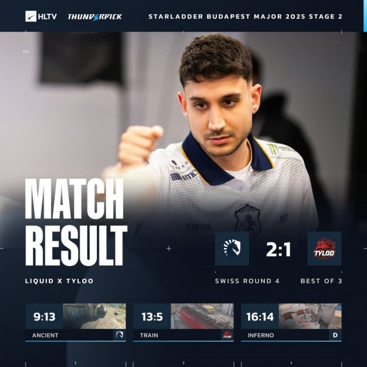 🎮荣!Jee致命空枪 TYLOO遭TL淘汰 瑞士轮1-3告别布达佩斯Major