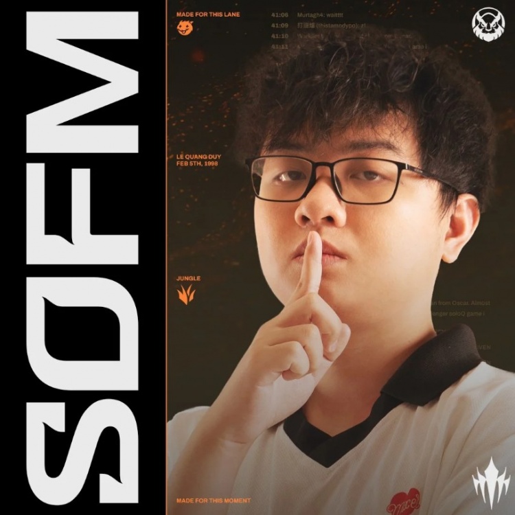 LCP官方宣布:SofM将在MVKE战队担任打野位 欢迎回到峡谷,传奇