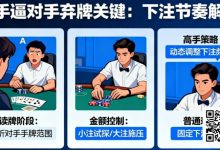 【EV扑克】为什么高手总能逼对手弃牌？关键在下注节奏-乐玩真人线上娱乐