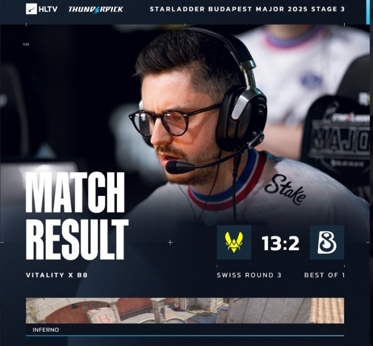 🎮这Falcons之前怎么输的？进攻端予取予求 Vitality轻松击败B8