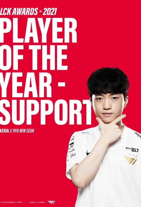 “历天怪”的含金量！Keria连续五年当选LCK年度最佳辅助