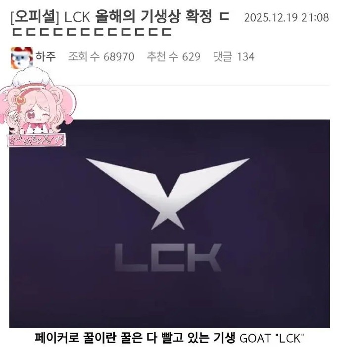 韩网热议：榨干Faker身上所有价值的寄生虫GOAT LCK