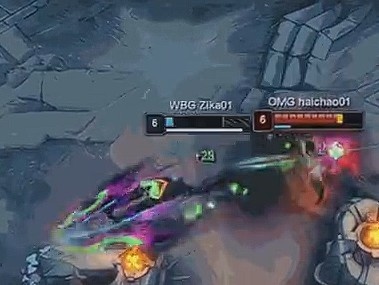 OMG.Starry晒haichao满血阿狸被残血奎桑提单杀：加强一下我狸吧