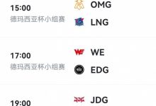 【乐玩LEWIN】A组EDG一骑绝尘！德杯B组闭环：lng＜blg＜omg＜jdg＜wbg＜lng-乐玩真人线上娱乐