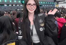 【乐玩LEWIN】越南女粉丝晒出参加T1线下见面会活动照：甜美笑容+大长腿😍-乐玩真人线上娱乐