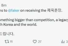 【乐玩LEWIN】T1 CEO祝贺Faker获青龙章:你所铸就的成就早已超越赛场本身-乐玩真人线上娱乐