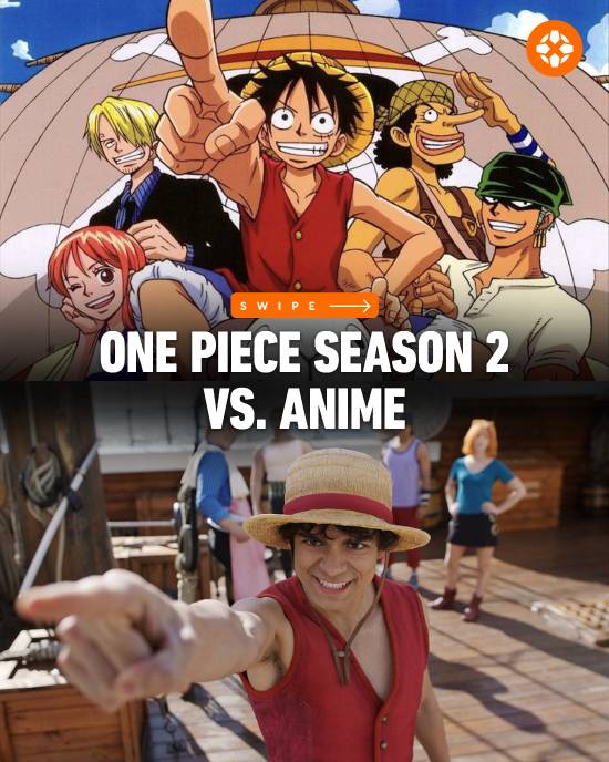 《海贼王》真人版第二季与动漫角色对比:薇薇变黑人 罗宾美爆!