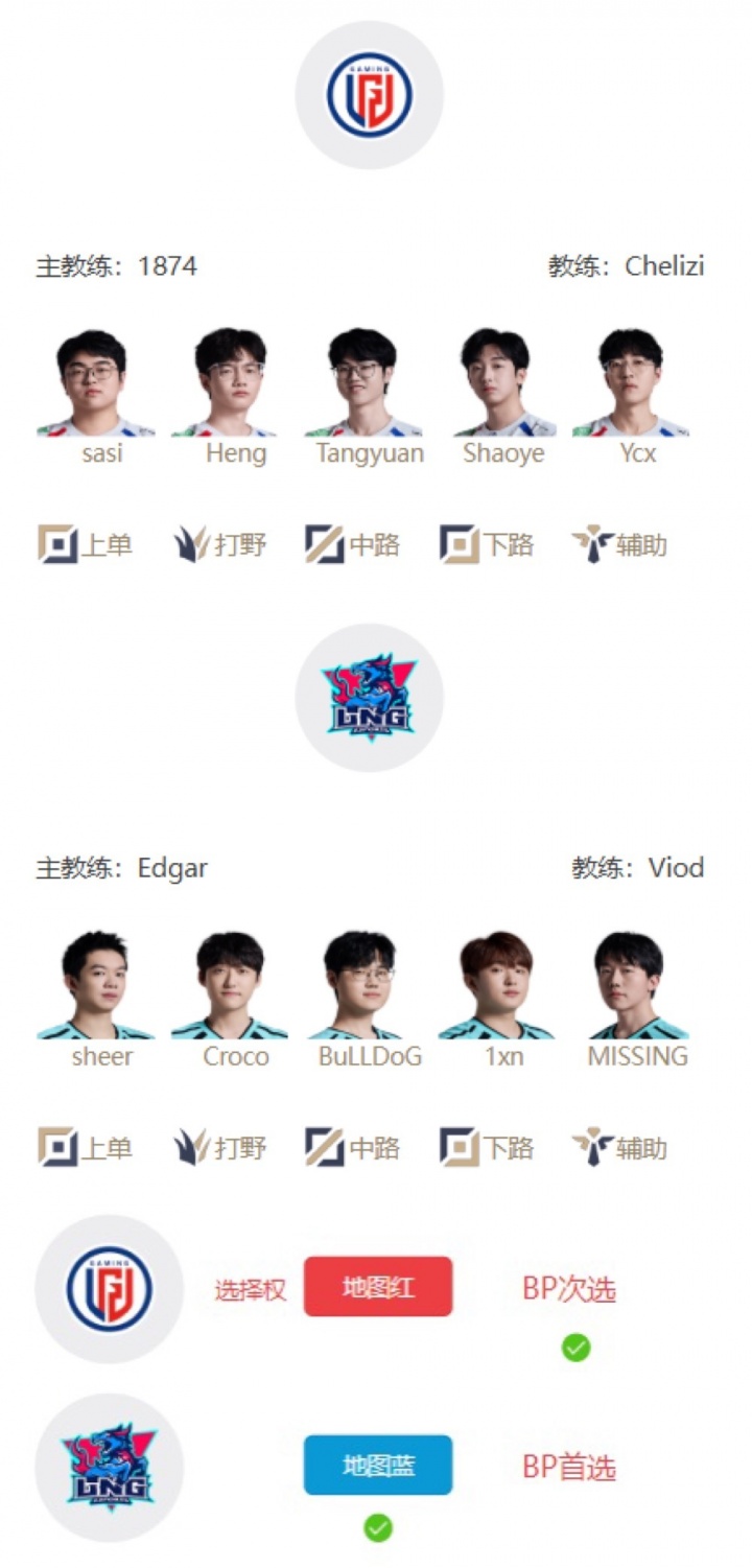 LPL明日首发名单:韩国“姿态”对阵Tangyuan!圣枪哥大战369