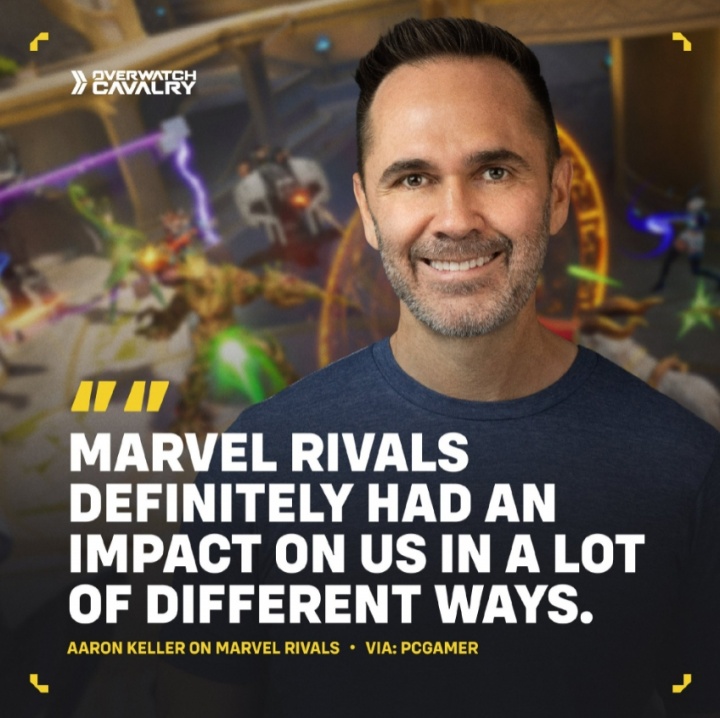 《守望先锋》游戏总监承认：《漫威争锋》对守望先锋开发决策产生了影响