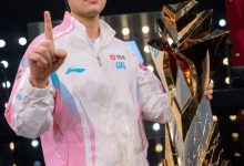 【乐玩LEWIN】LOL官推分享Knight赛后照片：黄金左手再添一座国际赛事冠军奖杯-乐玩真人线上娱乐