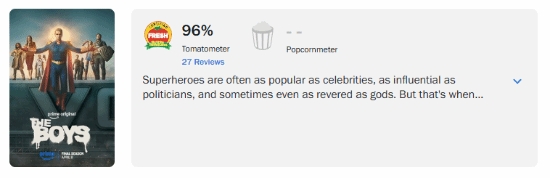 《黑袍》最终季烂番茄开分高达96%!祖国人收官战迎来开门红