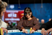 【EV扑克】九年不打牌，一打就是第35名！她紧张到脚悬空，但全世界以为她很淡定-乐玩真人线上娱乐